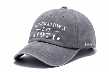 Custom Generation X Embroidered  Hat