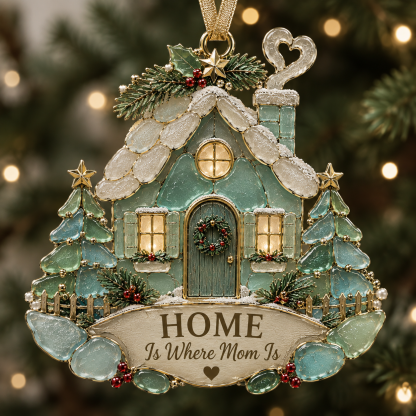 💙 Sea Glass Family & Friendship Christmas Ornament