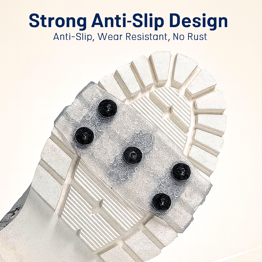 Anti-Slip Shoe Spikes with 5 Studs