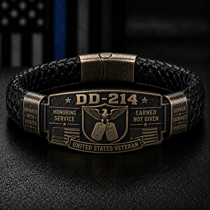 🔥DD-214 Veteran Honor Bracele