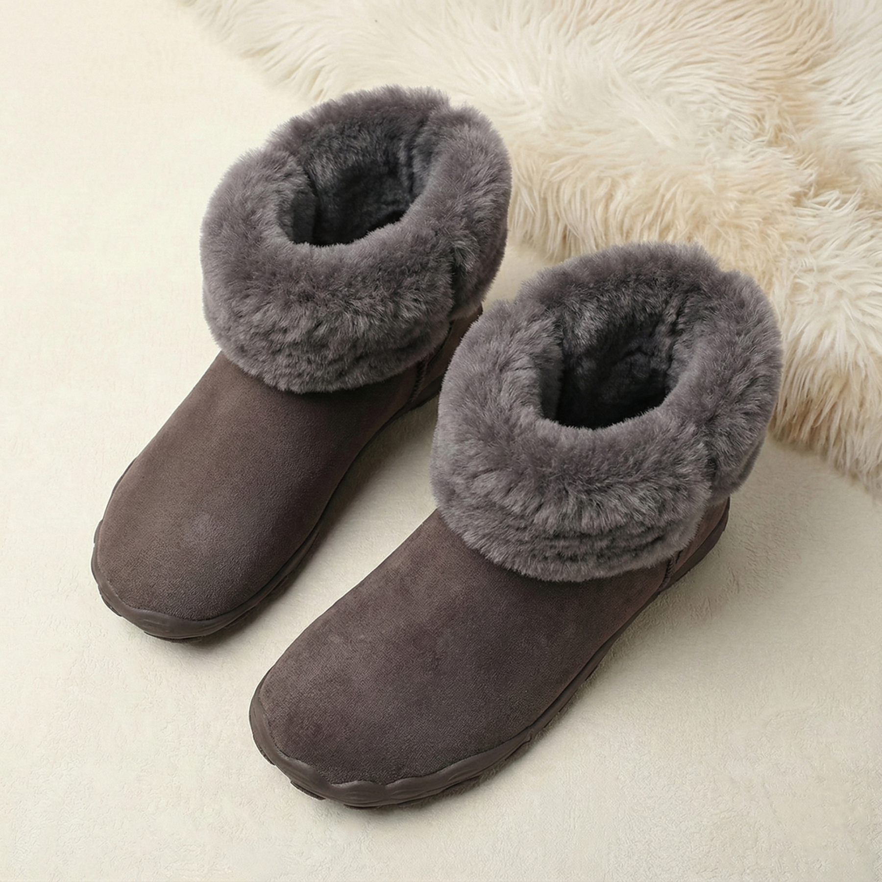 [NEW] Cozely - Women’s Fur-Lined & Ergonomic Barefoot Shoes