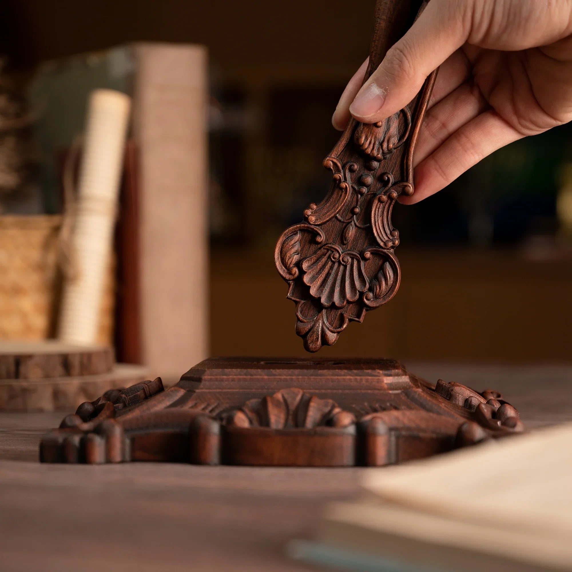 St. Benedict Exorcism Cross carved - Bless you and your family