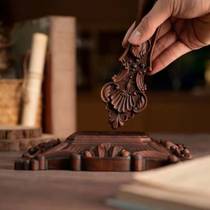 St. Benedict Exorcism Cross carved - Bless you and your family