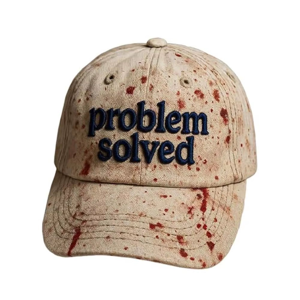 Problem Solved Embroidered Cap