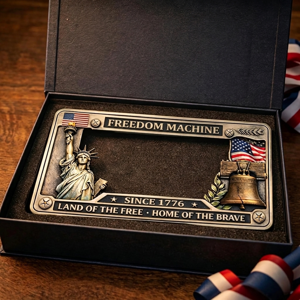 🔥LAST DAY 49% OFF-🦅FREEDOM MACHINE License Plate Frame