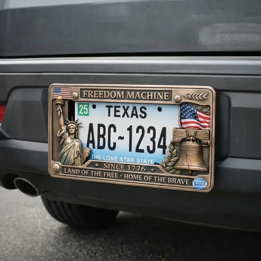 🔥LAST DAY 49% OFF-🦅FREEDOM MACHINE License Plate Frame