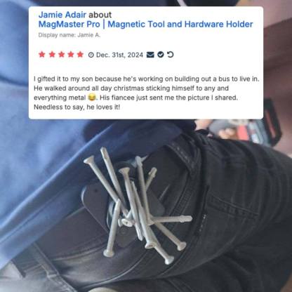 Magnetic Tool and Hardware Holder