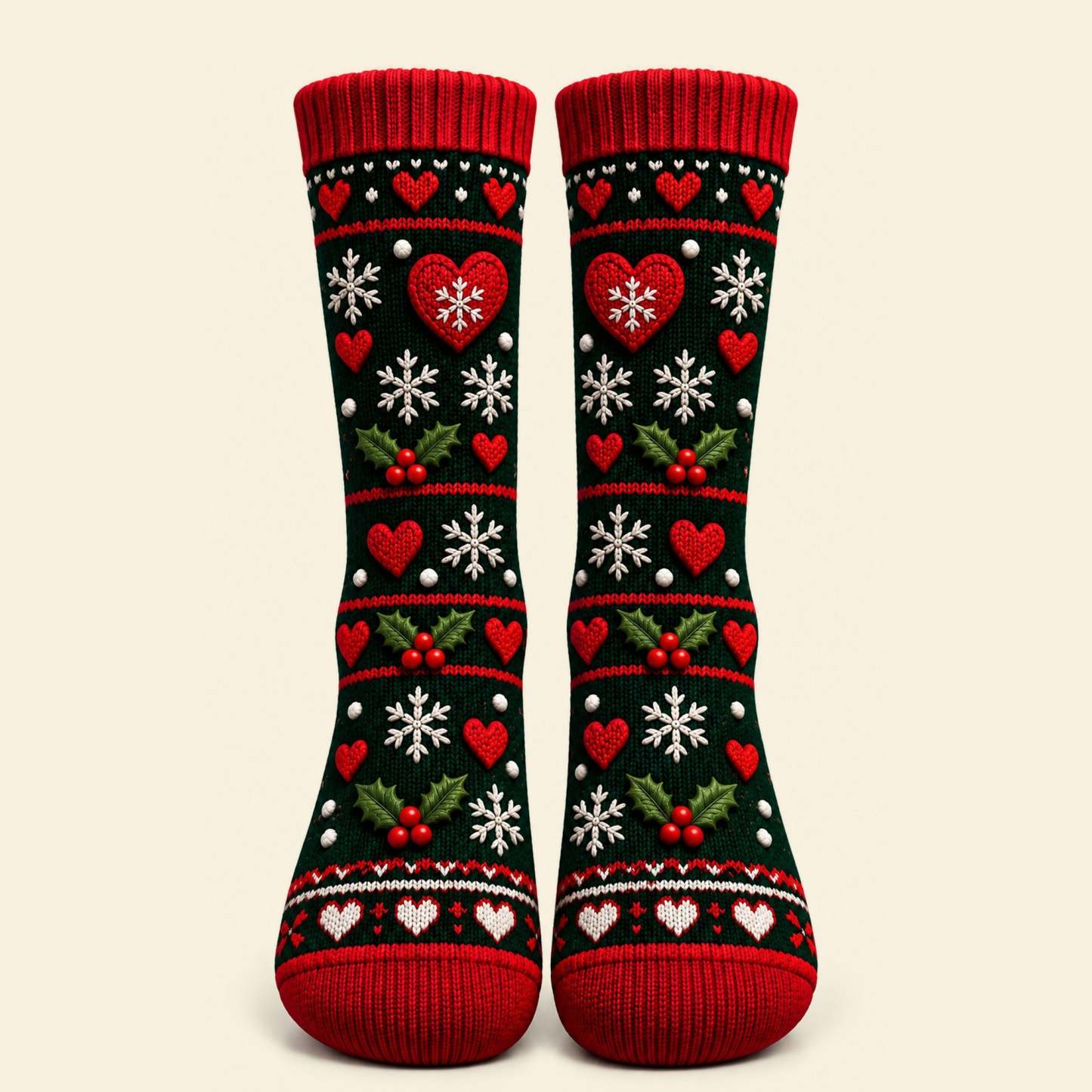 Old Naughty Santa Couples Middle Tube Socks - Personalized Christmas Gifts For Couples