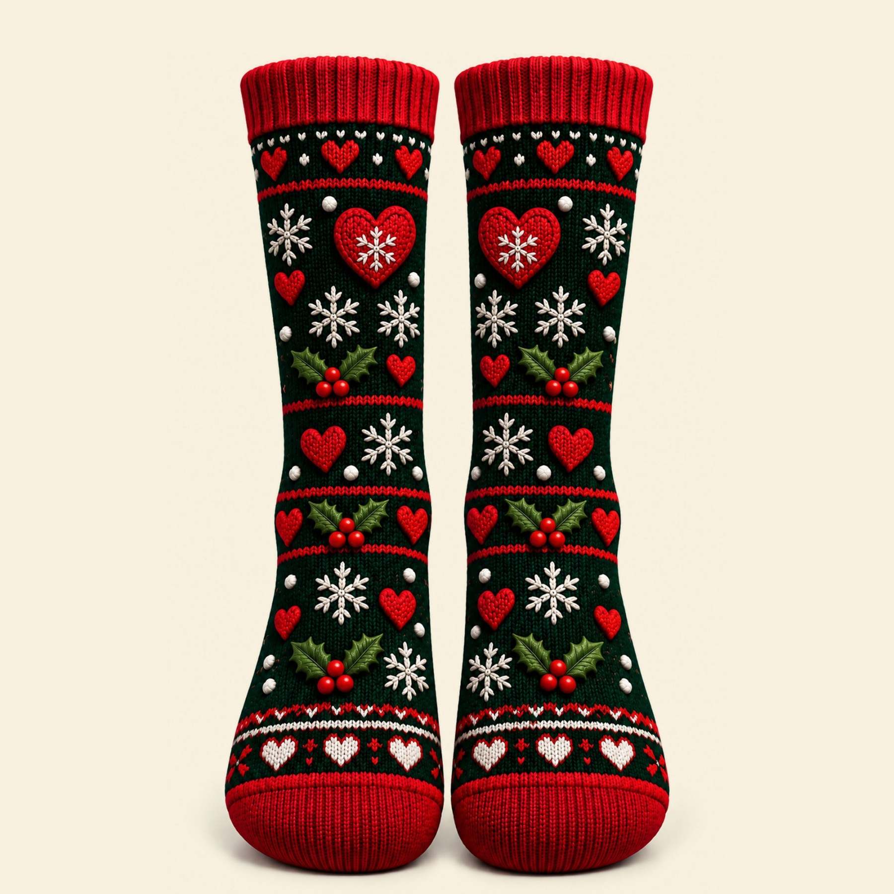 Old Naughty Santa Couples Middle Tube Socks - Personalized Christmas Gifts For Couples