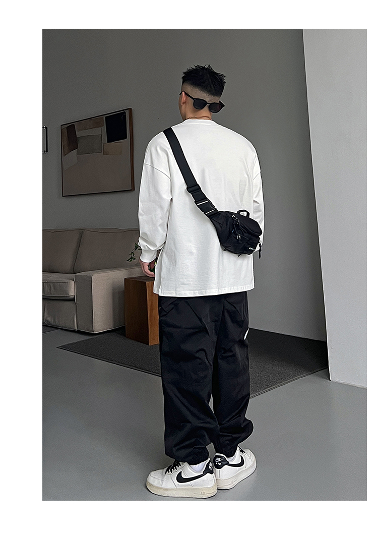 [Copy]Men's Stand Collar Contrast Patchwork Sweatshirt