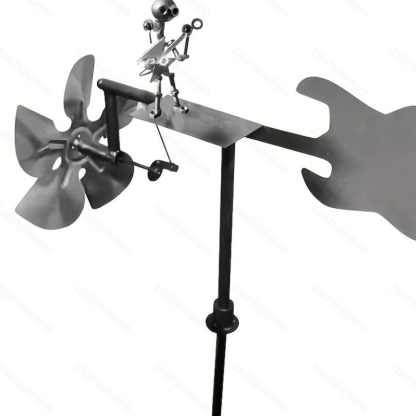 🔥Last Day Promotion 50% OFF🔥 - 🥁Handmade Metal Rock Band Windmill