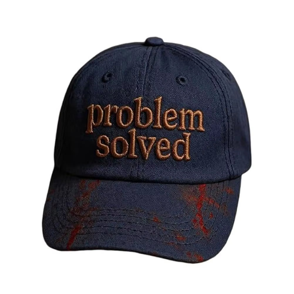 Problem Solved Embroidered Cap