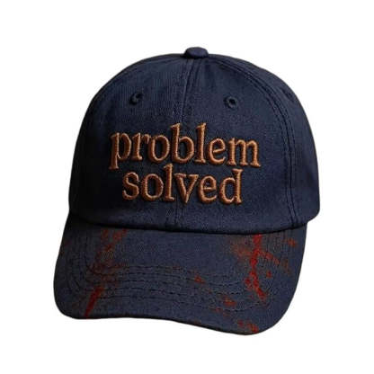 Problem Solved Embroidered Cap