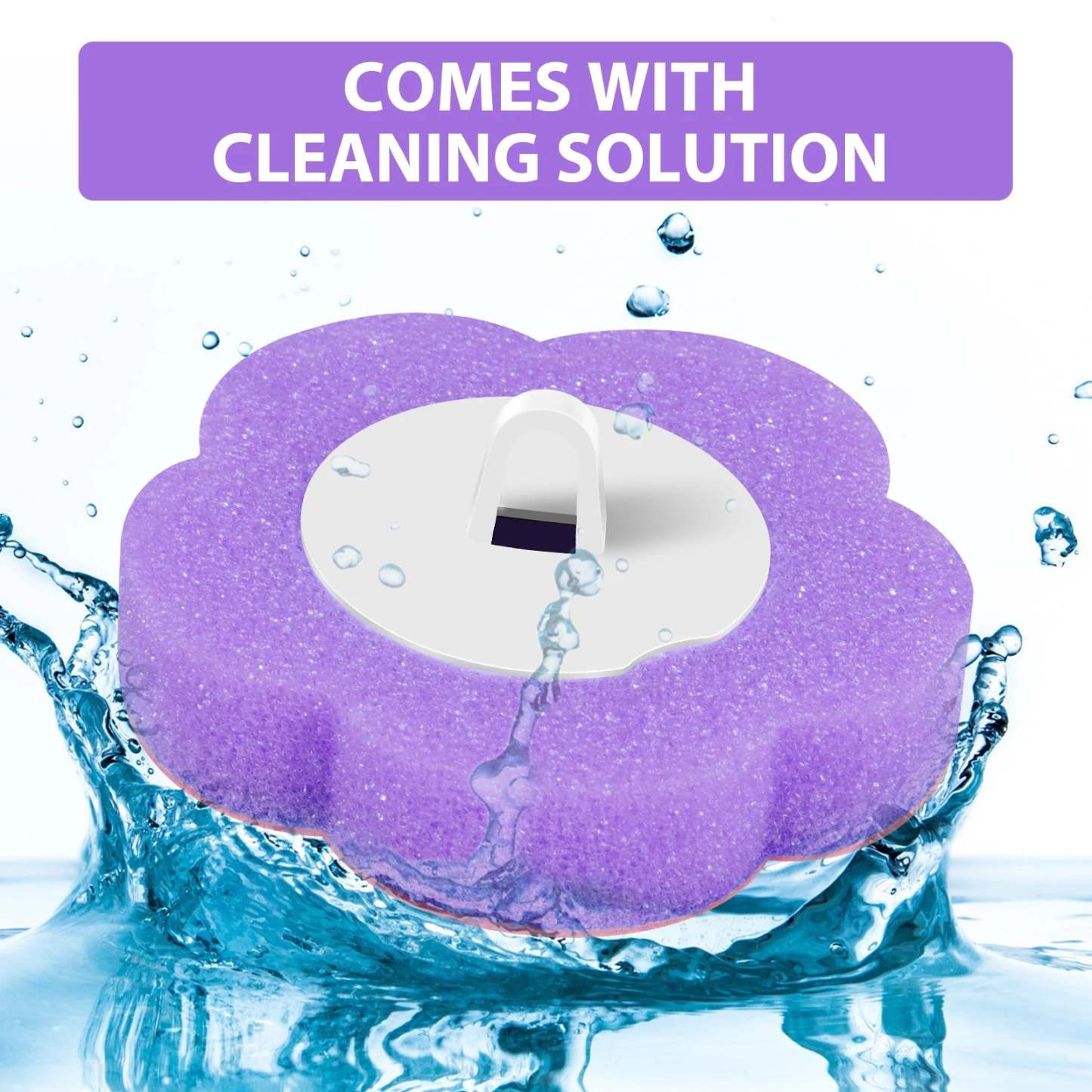 18/24Pcs Disposable Toilet Brush Cleaner WC Replacement Sponge Pad Toilet Cleaning Brush Refills Bathroom cleaning accessories