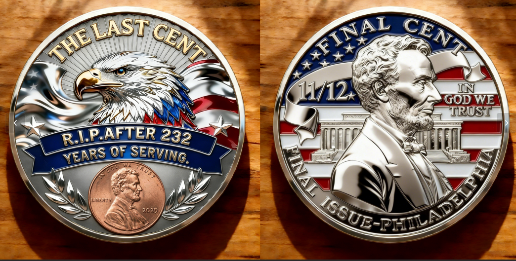 🏆Flash Sale 60% OFF - The Last Cent Commemorative Coin - Smooth version