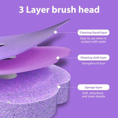 18/24Pcs Disposable Toilet Brush Cleaner WC Replacement Sponge Pad Toilet Cleaning Brush Refills Bathroom cleaning accessories