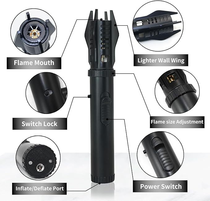🔥Hot Sale 49% OFF💥Camping Outdoor Windproof Straight Flame Lighter