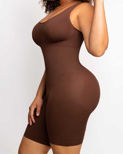 Women's One Piece Tummy Control Seamless Shapewear Bodysuit
