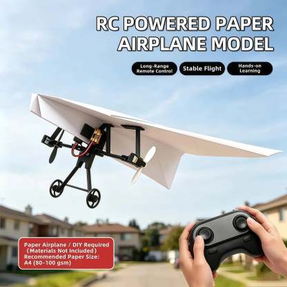 Remote Control Paper Airplane Power Components Turn Any Paper Airplane Into a Real RC Flye