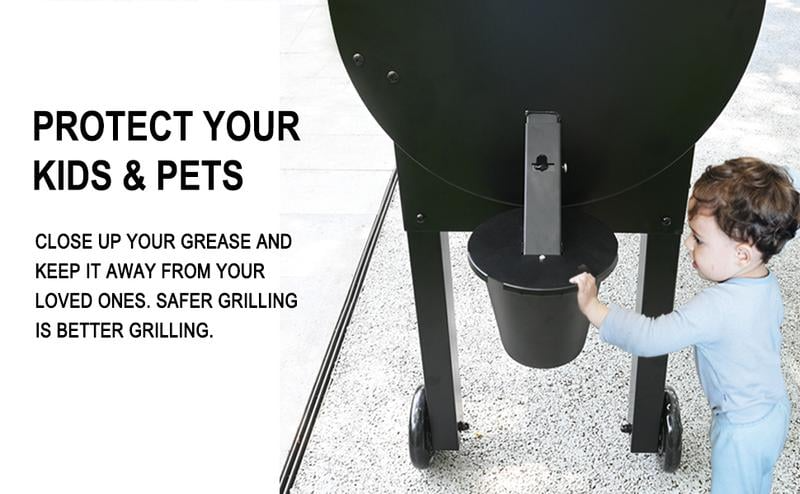 🔥LAST DAY SALE 49% OFF✨Grease Bucket with Lid & Silicone Liner