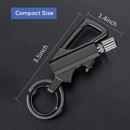✨ Permanent Match Infinity Lighter with Multitool Keychain Bottle Opener