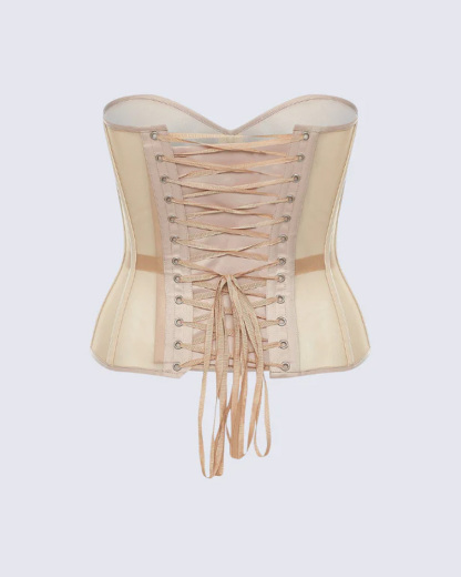 Breast-Covering Mesh Sexy Corset