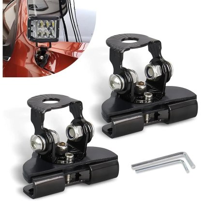 2PCS Heavy Duty Adjustable LED Light Bar Brackets