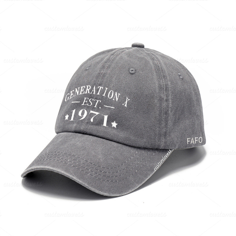Custom Generation X Embroidered  Hat