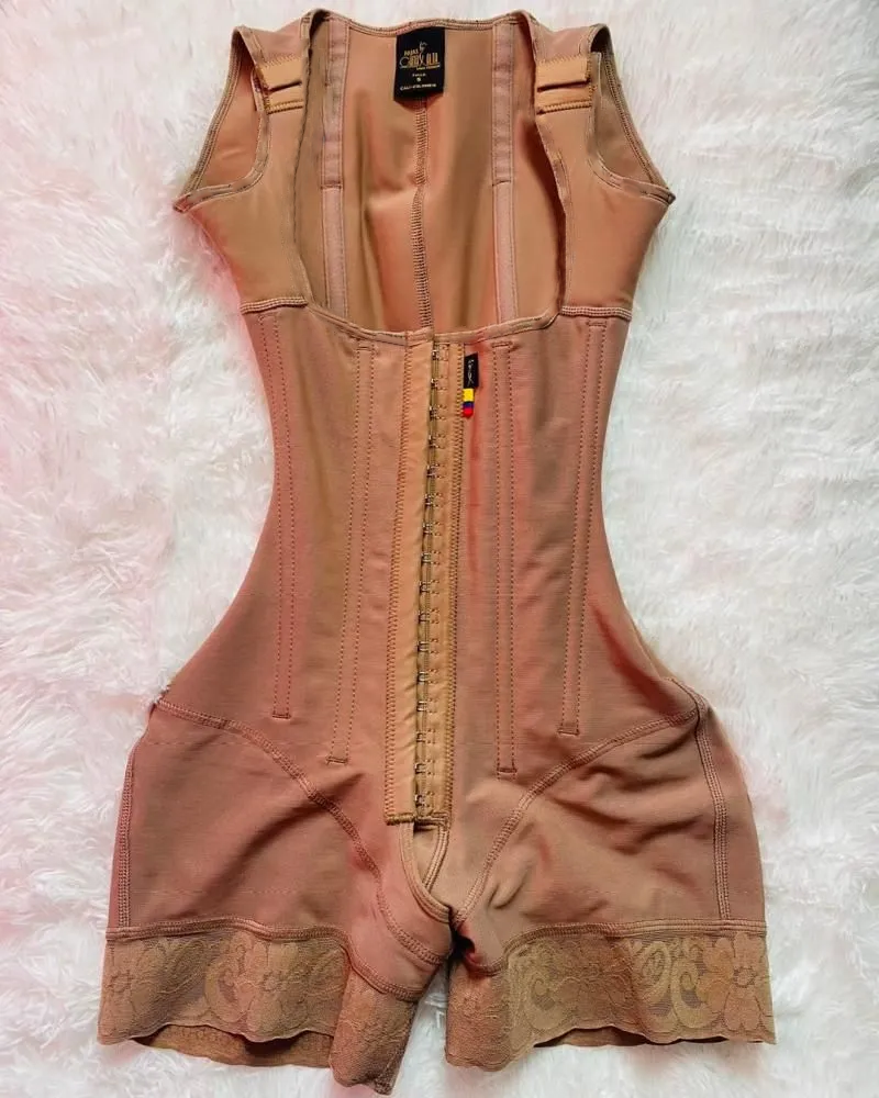 Buttoned Butt Lift Full Body Shaper