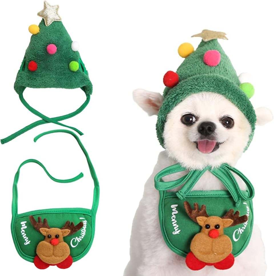 Limited Sale 48% OFF-Adorable Christmas Tree Pom-Pom Hat