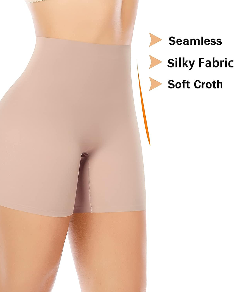 Womens Seamless Shaping Boyshorts Panties Tummy Control Underwear Slimming Shapewear Shorts