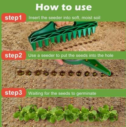 🌱 Transform Your Garden - ✨Professional Garden Dibber – Effortless Seed Planting Tool