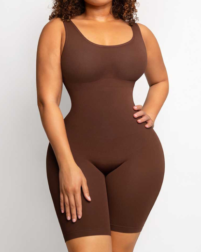 Women's One Piece Tummy Control Seamless Shapewear Bodysuit