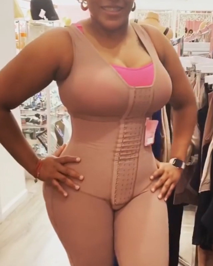 Shapewear For Women Tummy Control Hook and Eye Closure Adjustable Breast Support Bodysuit Bodyshaper