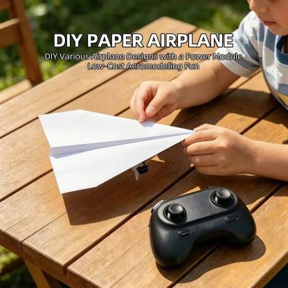 Remote Control Paper Airplane Power Components Turn Any Paper Airplane Into a Real RC Flye