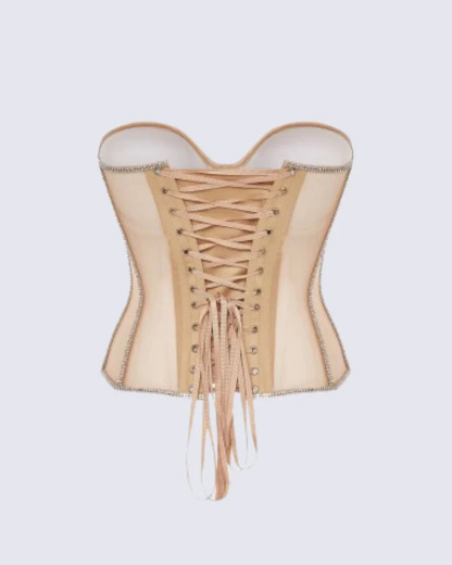 Rhinestone Mesh Sexy Restraint Belt