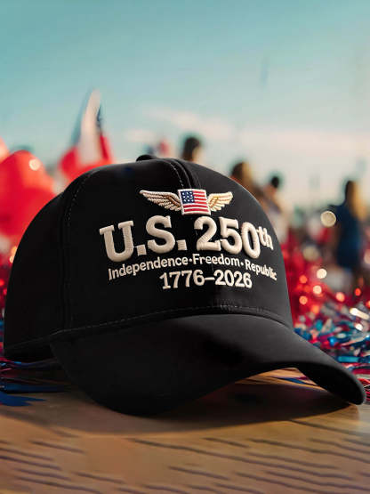 United States 250 Years Printed Casual Unisex Cap