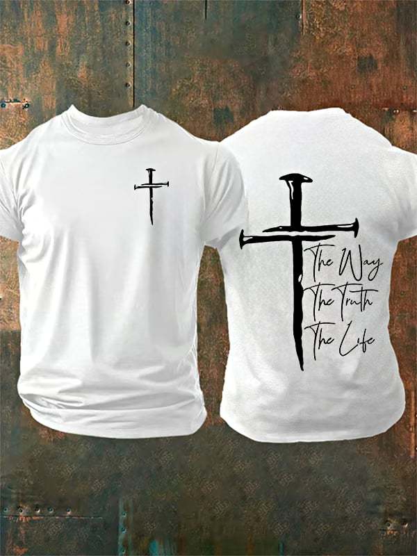 Men's The Way The Truth The Life Print T-Shirt