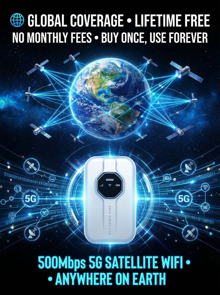 [Global Coverage, Free for Life] Boundless Portable Wi-Fi