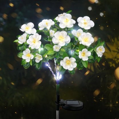 🌸✨ EverGlow Memorial Garden Bloom Lights – Featuring Ultra-Realistic Artificial Petals, Solar-Powered & Weatherproof🏡🌪️