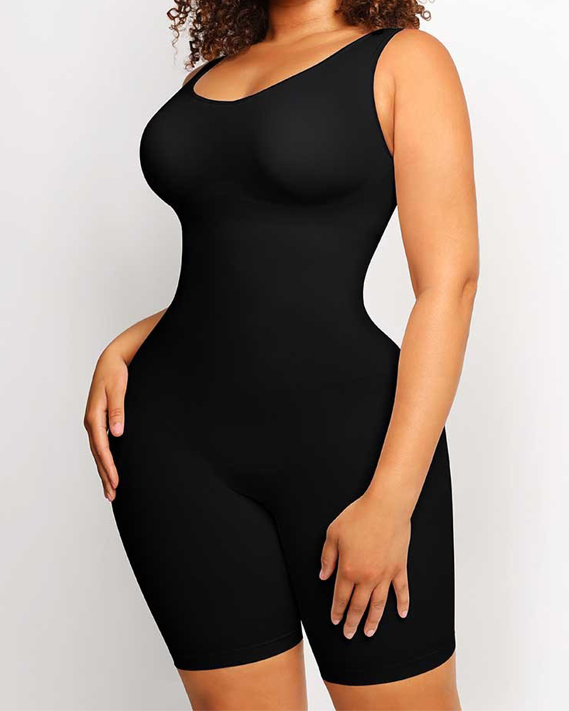 Women's One Piece Tummy Control Seamless Shapewear Bodysuit
