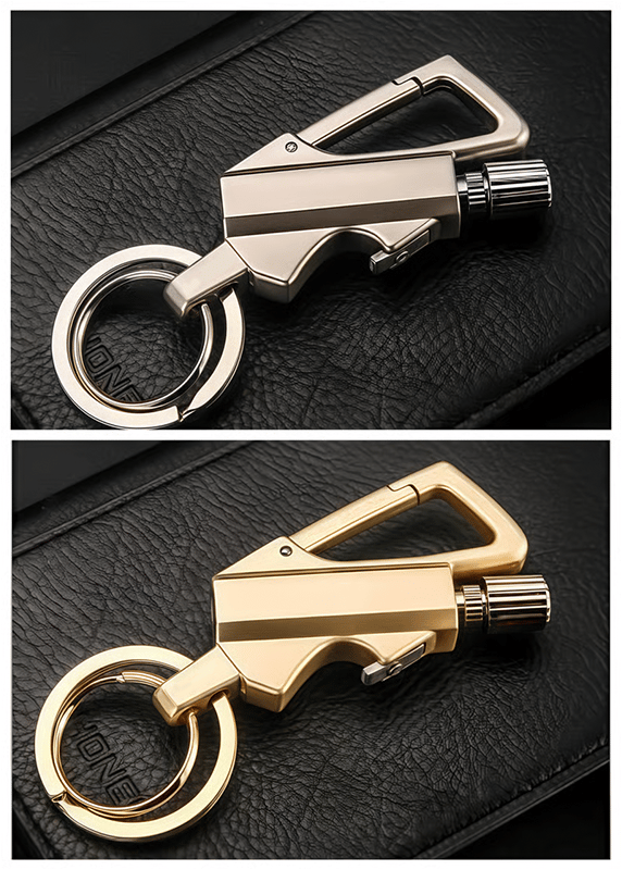 ✨ Permanent Match Infinity Lighter with Multitool Keychain Bottle Opener