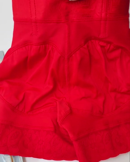 High Waist Side Zipper Butter Lifter Faja Shorts