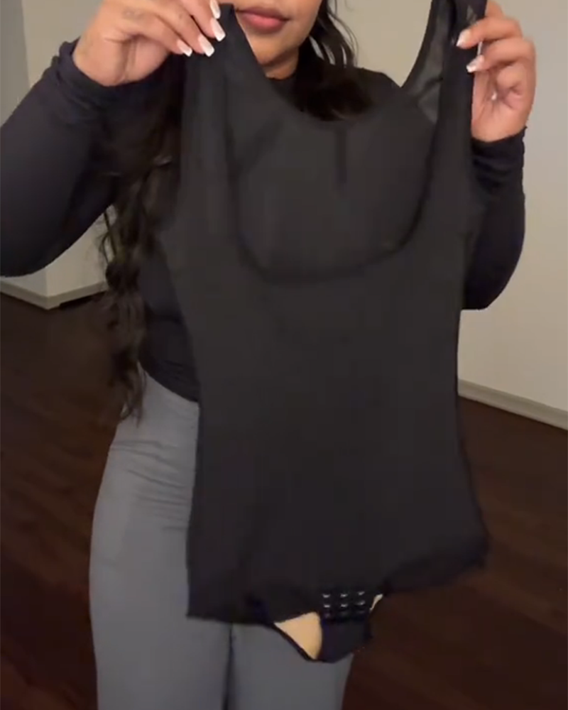 Mesh Tummy Tuck Body Triangle Shapewear