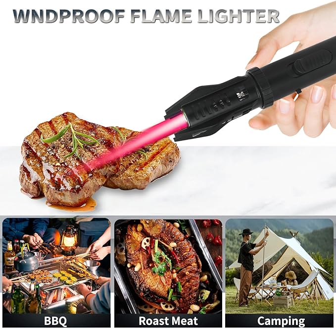 🔥Hot Sale 49% OFF💥Camping Outdoor Windproof Straight Flame Lighter