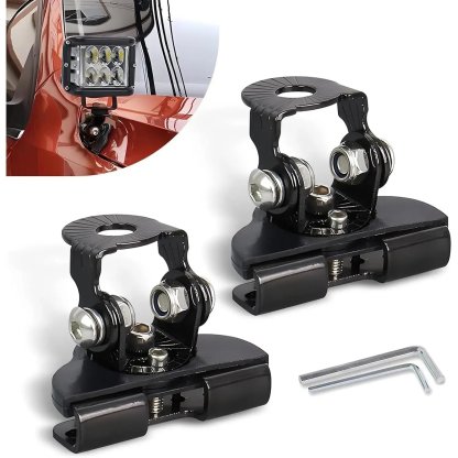 2PCS Heavy Duty Adjustable LED Light Bar Brackets
