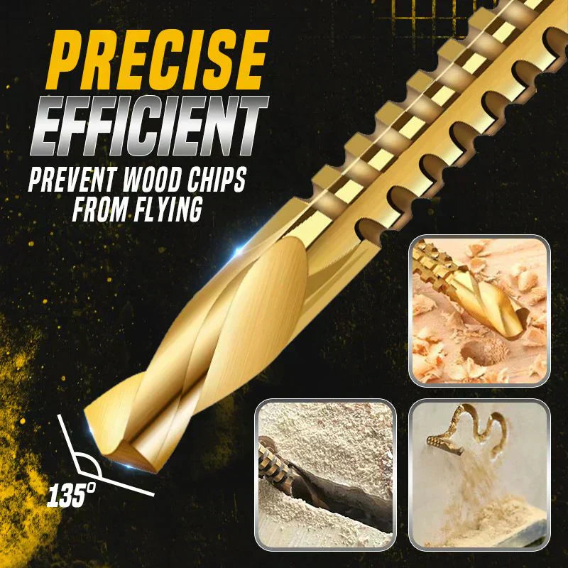 ⚙️ Twist Drill Bit Set – High-Speed Steel, Titanium-Coated & Multi-Material Ready 🧰