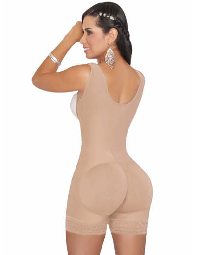 Compression Seamless Fajas Girdle Short With High Back