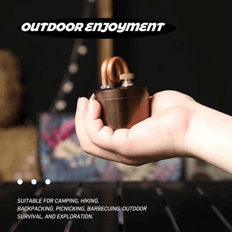 🎉LAST DAY 50% OFF -🔥High-Power Portable Mini Outdoor Spirit Burner & Alcohol Stove with Support