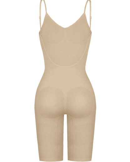 Seamless Backless Mid-Length Full Body Shaper